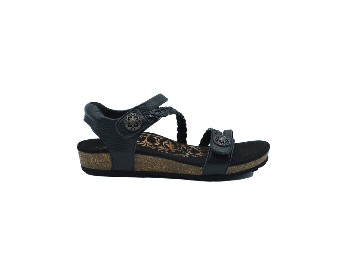 AETREX Jillian Braided Quarter Strap Sandal