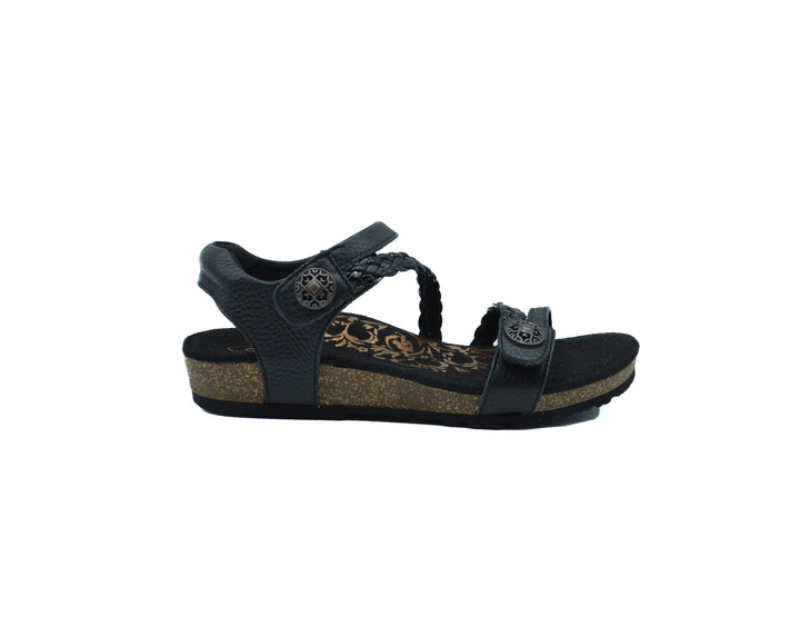 AETREX Jillian Braided Quarter Strap Sandal