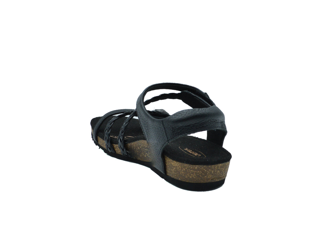 AETREX Jillian Braided Quarter Strap Sandal
