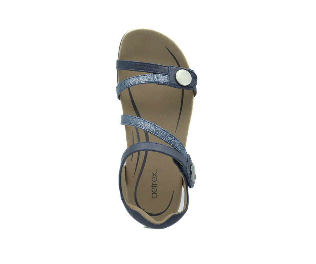 AETREX Jess Adjustable Quarter Strap Sandal
