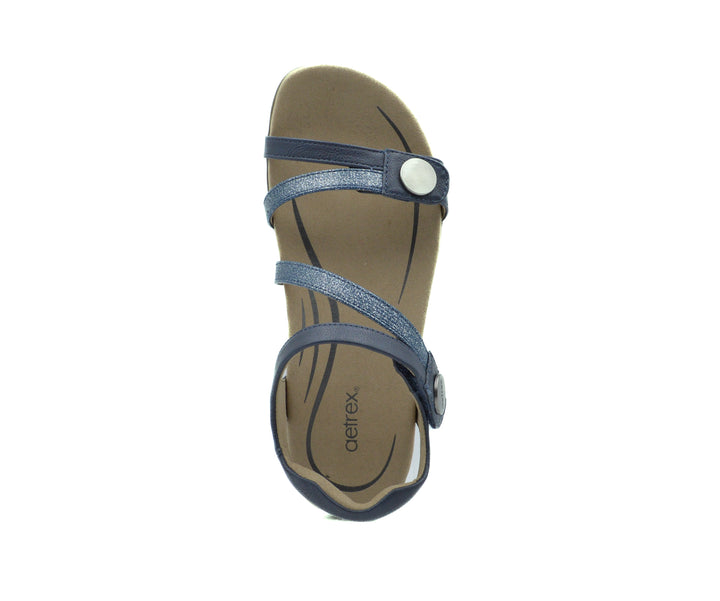 AETREX Jess Adjustable Quarter Strap Sandal