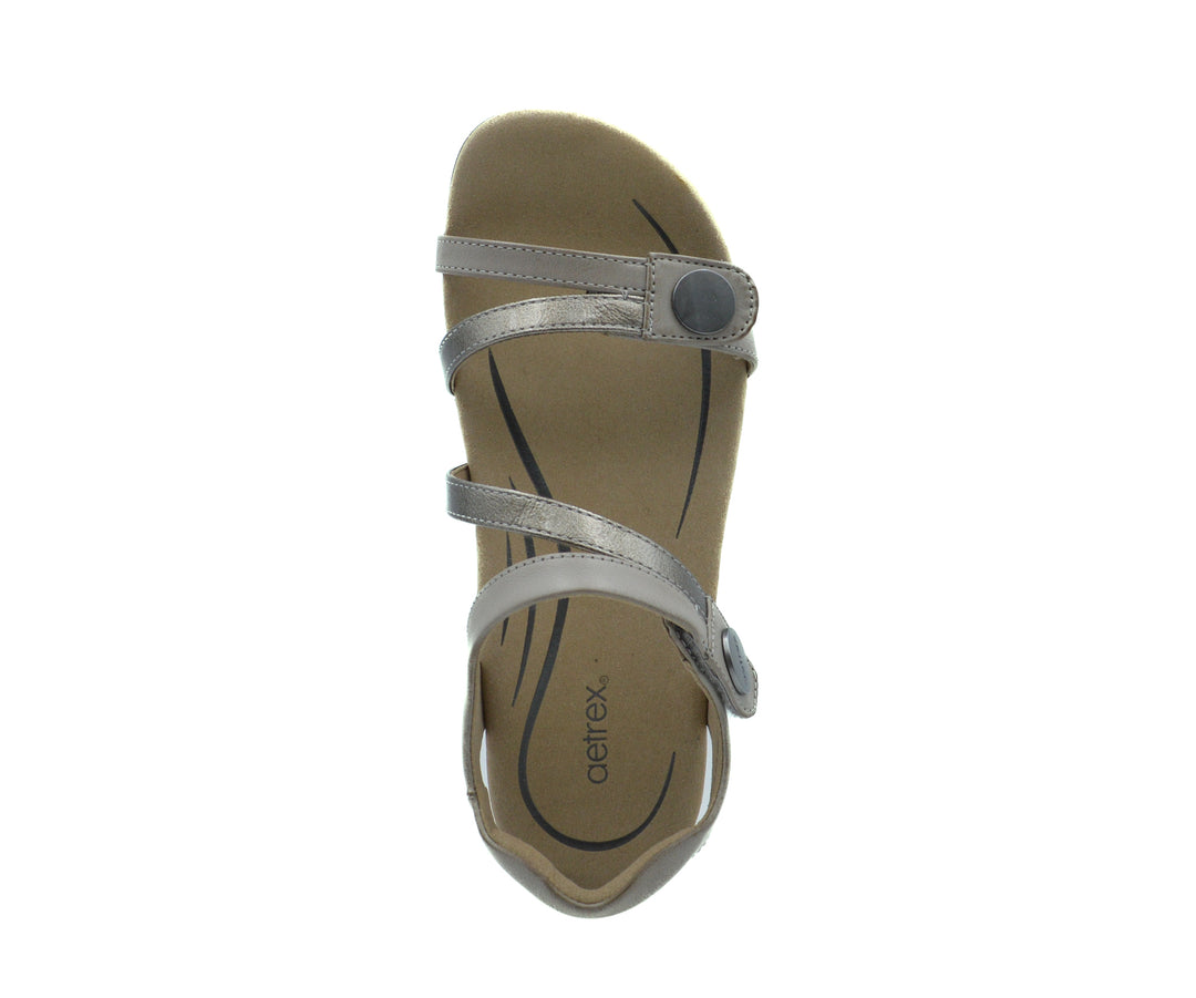 AETREX Jess Adjustable Quarter Strap Sandal