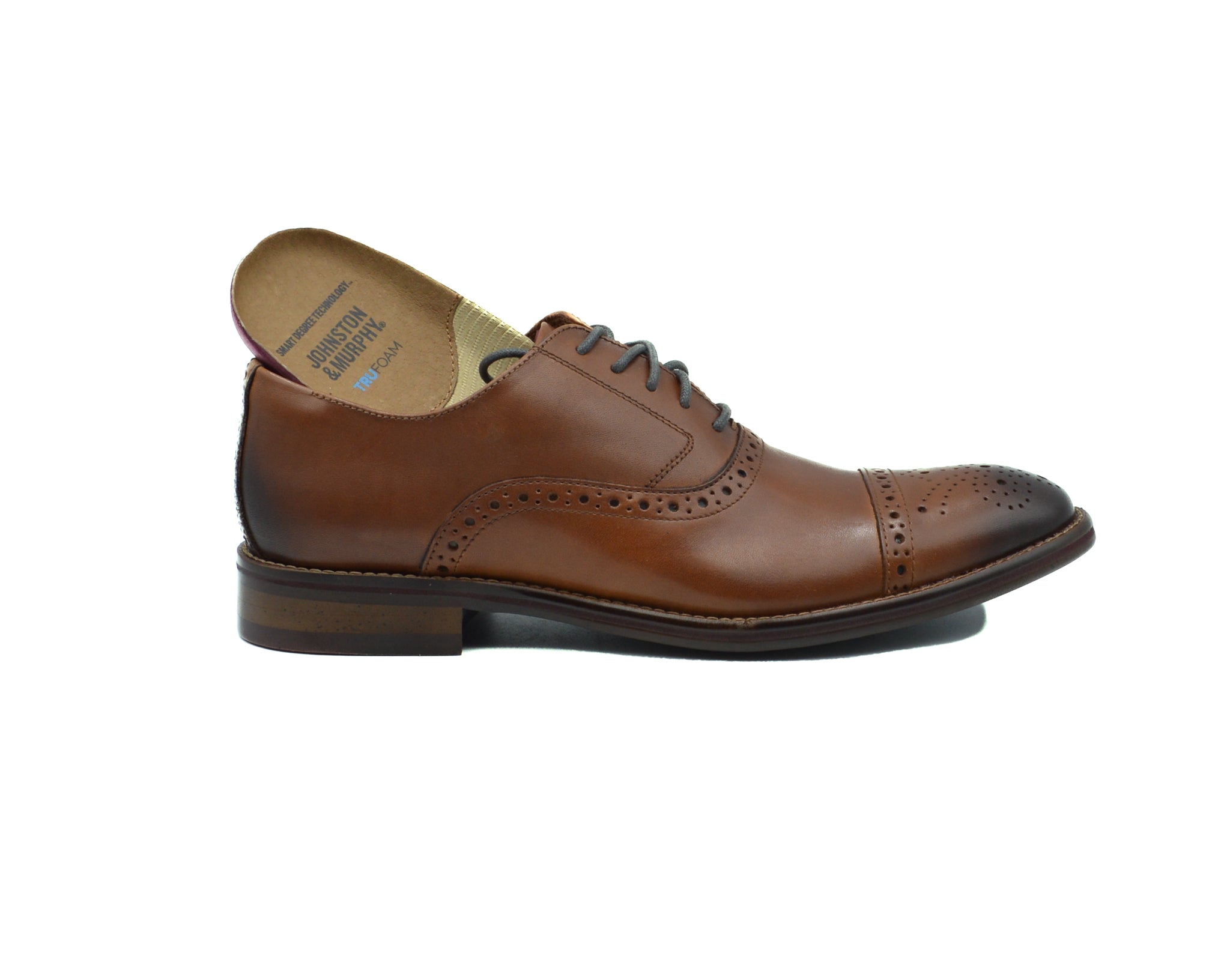 JOHNSTON &amp; MURPHY Melbourne Cap Toe Tie