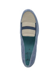 THIERRY RABOTIN DIS BEIGE NAPPA AND LIGHT BLUE SUEDE
