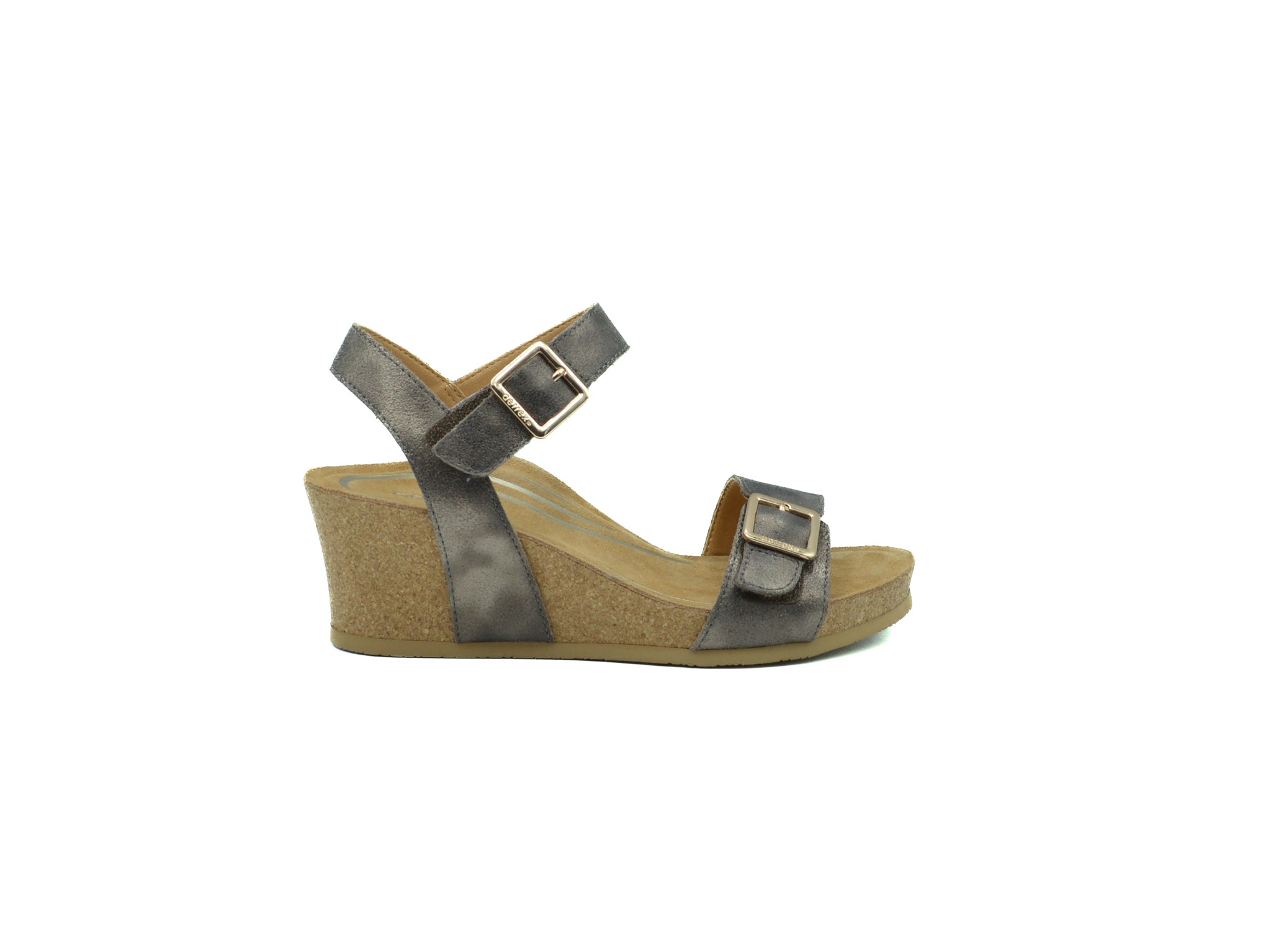 AETREX Lexa Quarter Strap Wedge