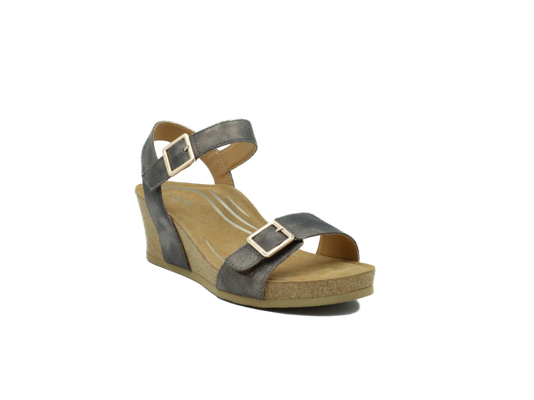 AETREX Lexa Quarter Strap Wedge