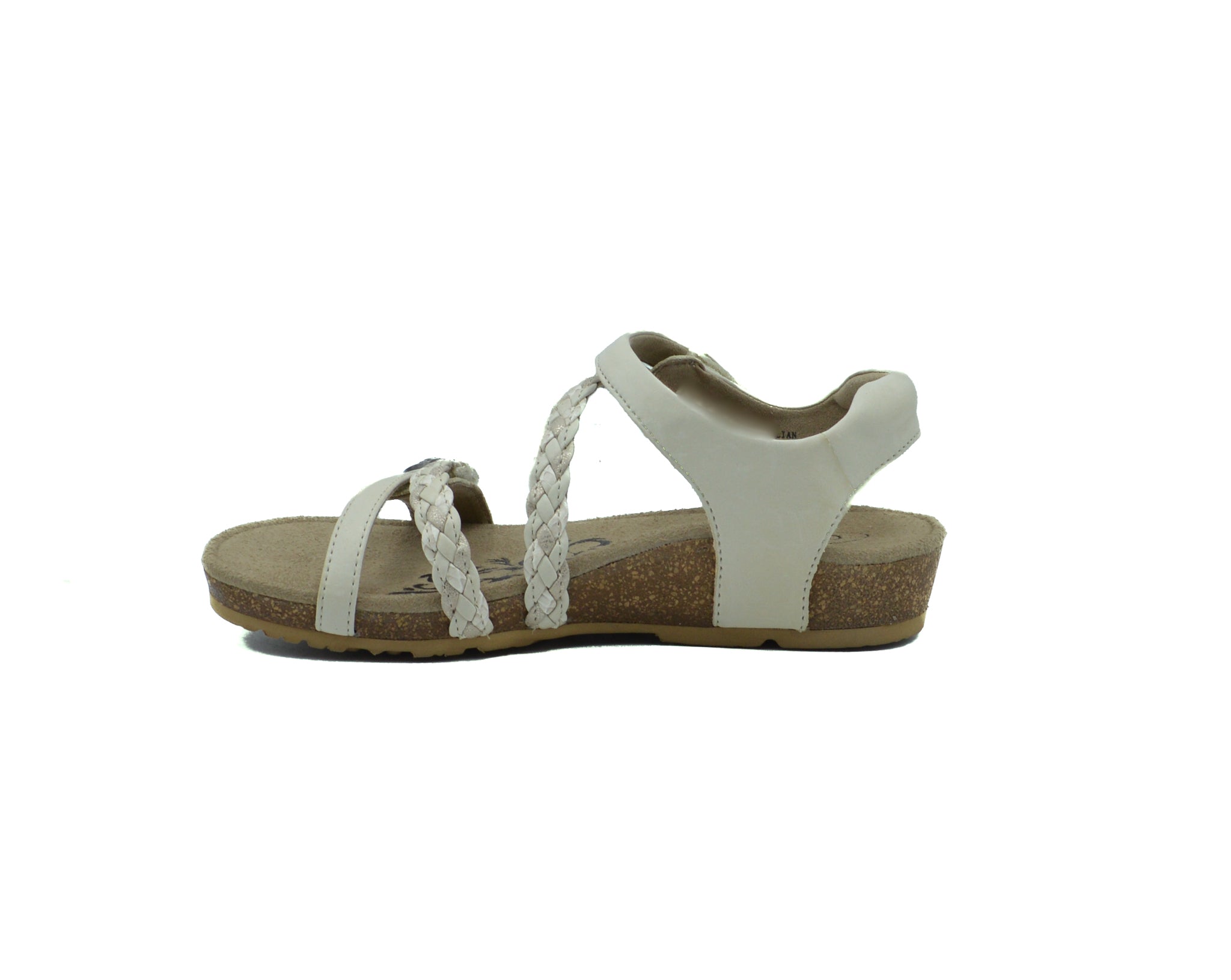 AETREX Jillian Braided Quarter Strap Sandal