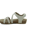 AETREX Jillian Braided Quarter Strap Sandal