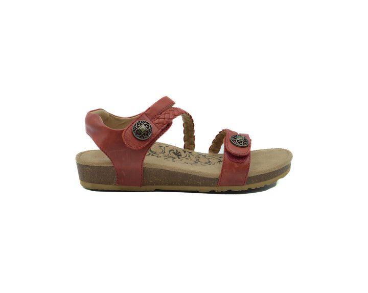 AETREX Jillian Braided Quarter Strap Sandal