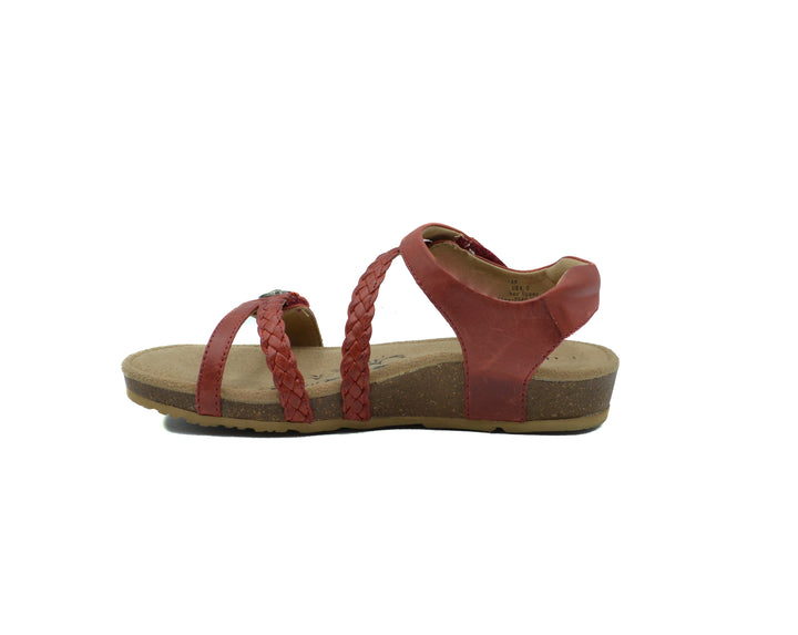 AETREX Jillian Braided Quarter Strap Sandal