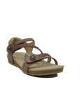 AETREX Jillian Braided Quarter Strap Sandal