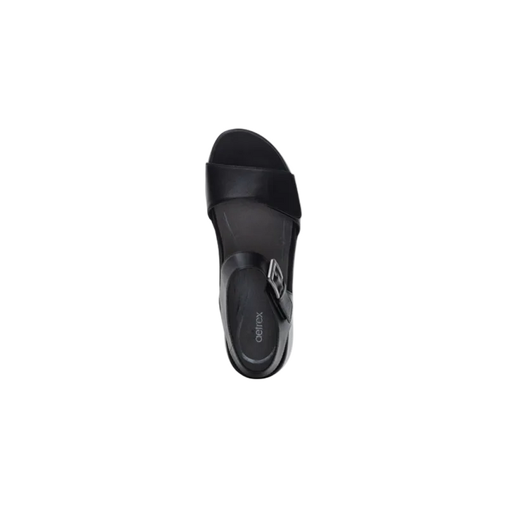 AETREX Ariel Adjustable Quarter Strap Wedge