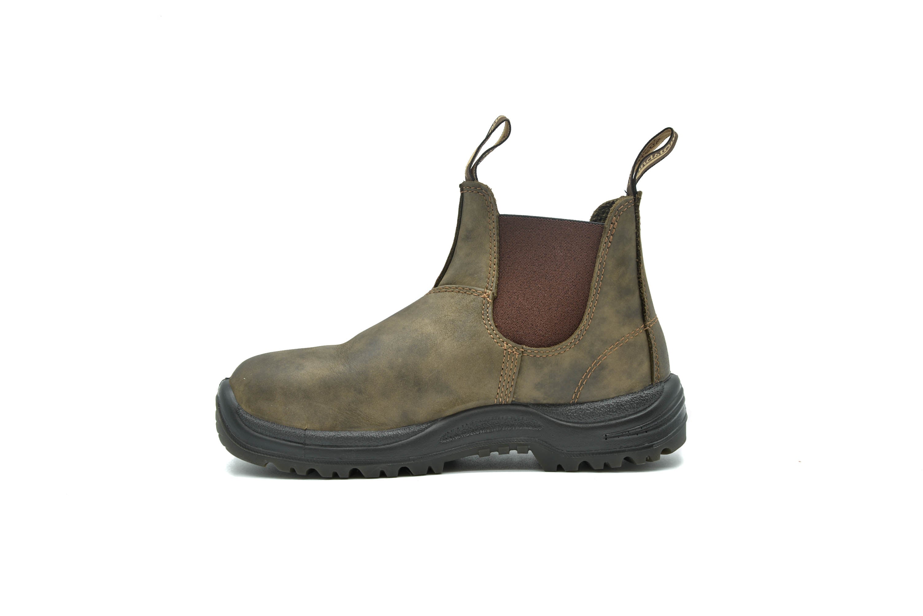 Blundstone Safety 180 Work &amp; Safety in New Waxy Rustic Brown