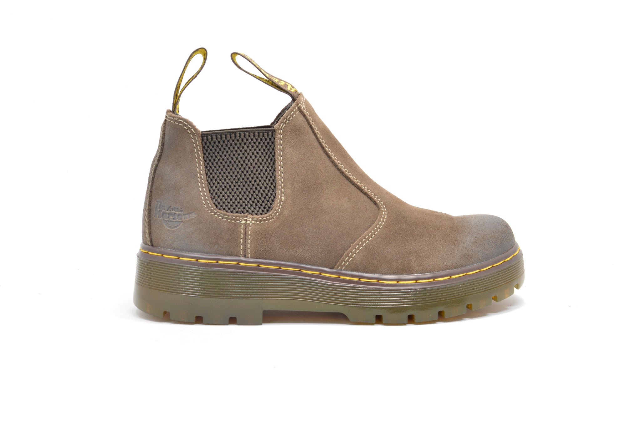 DR. MARTENS HARDIE SUEDE CHELSEA WORK BOOTS