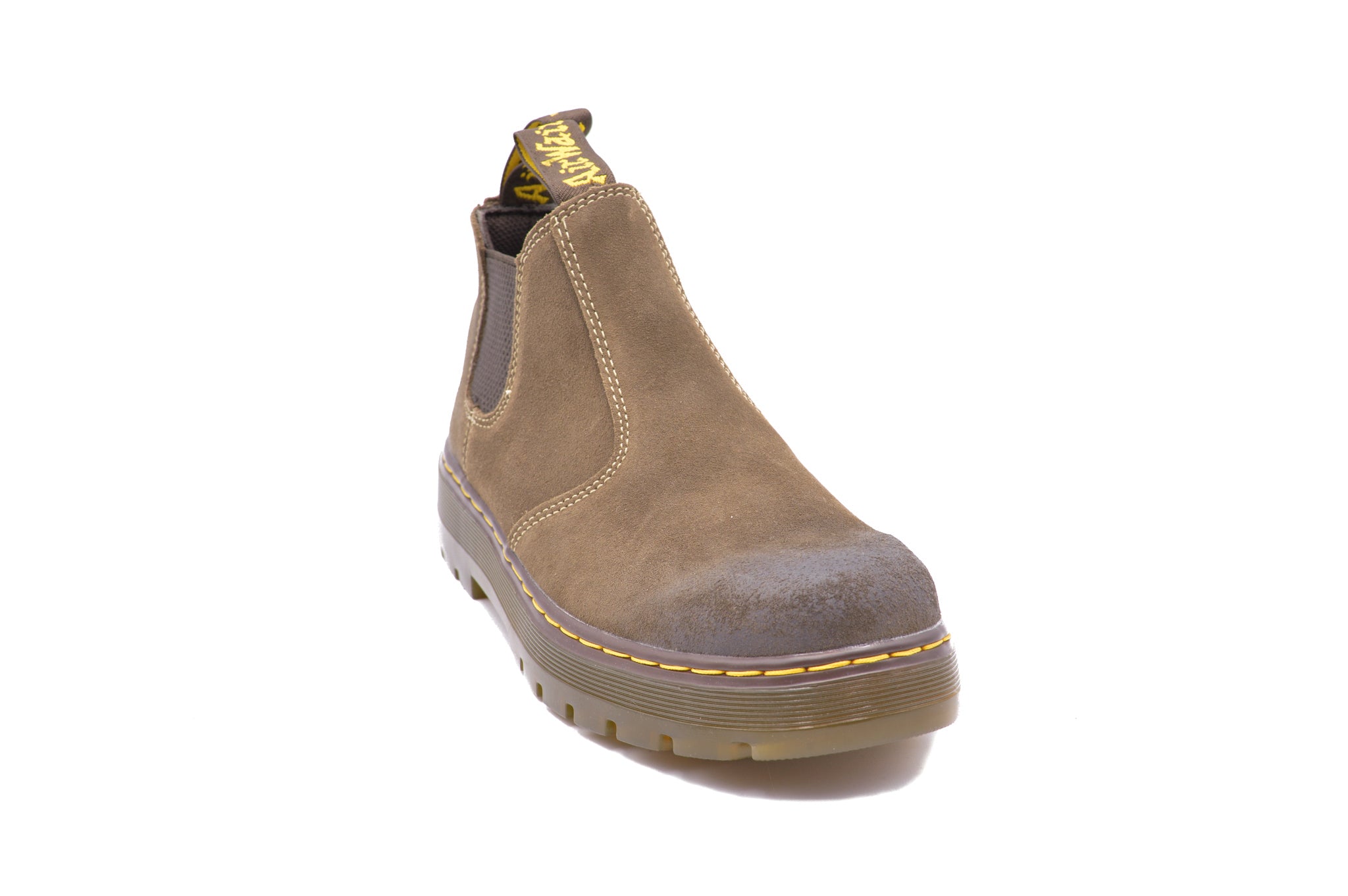 DR. MARTENS HARDIE SUEDE CHELSEA WORK BOOTS
